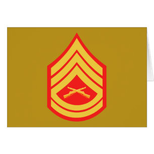 Sargento de artillería del USMC GySgt E-7