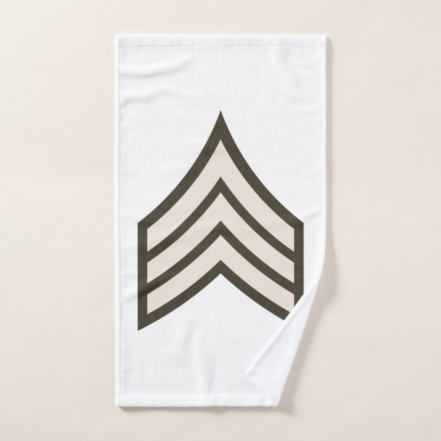 Sargento del ejército (Toalla de mano)