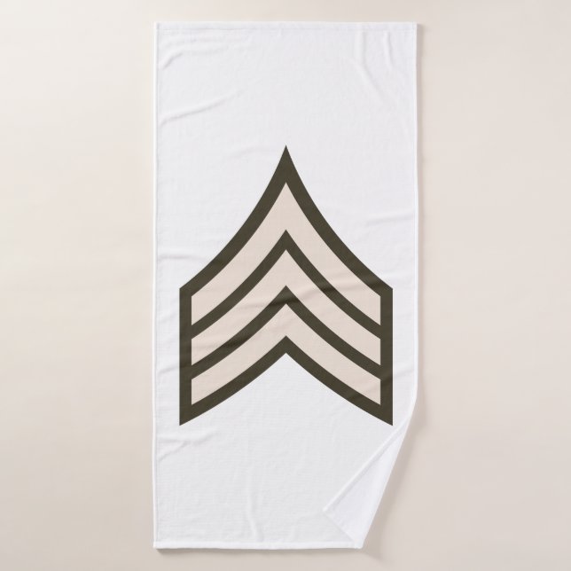 Sargento del ejército (Toalla de baño)