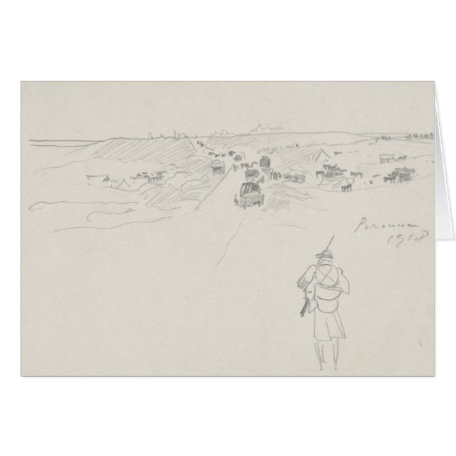 Sargento John Singer - Carretera en Peronne (Anverso (Horizontal))