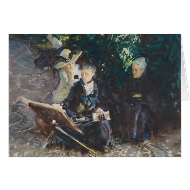 Sargento John Singer - En el Generalife (Anverso (Horizontal))