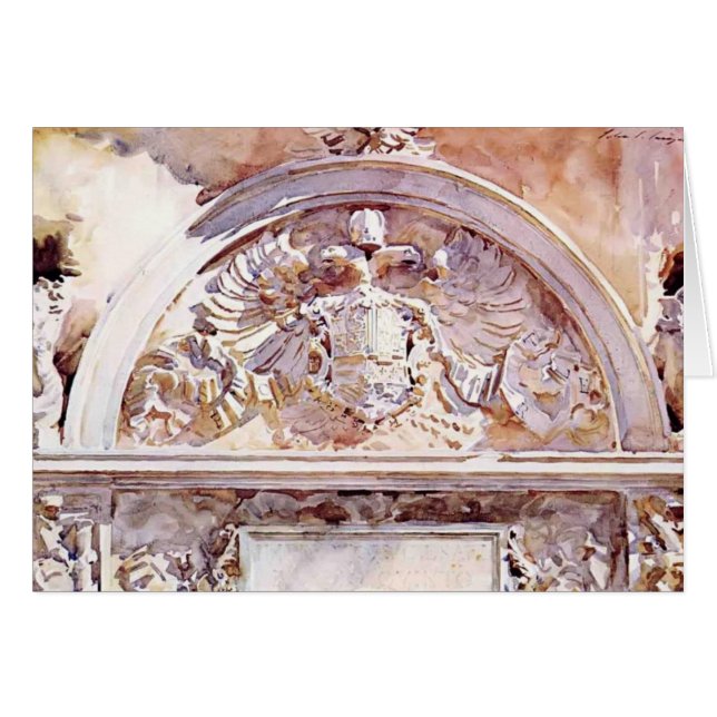 Sargento John Singer - Escutcheon de Carlos V (Anverso (Horizontal))