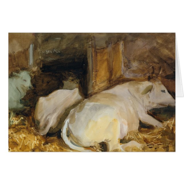 Sargento John Singer - Tres Oxen (Anverso (Horizontal))