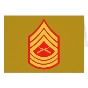 Sargento mayor E-8 del USMC MSgt