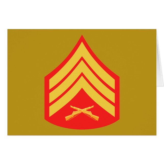Sargento Sgt del USMC E-5 (Anverso (Horizontal))