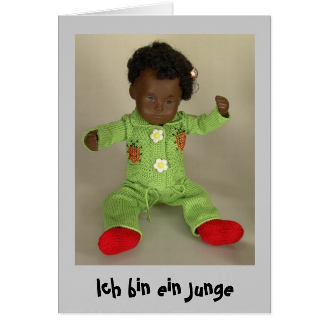 Sasha Baby Geburtsanzeige Karte (Frente)