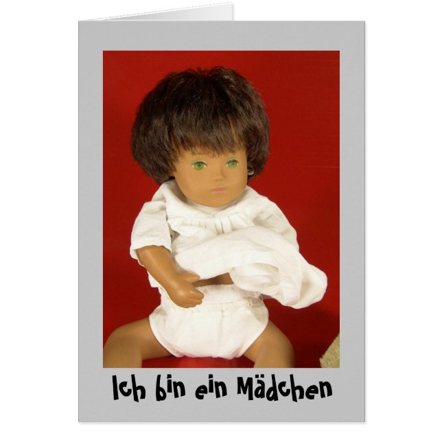 Sasha Baby Geburtsanzeige Karte (Frente)