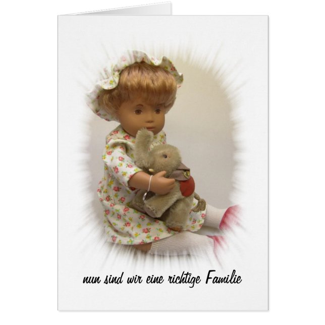 Sasha bebé denuncia de nacimiento tarjeta (Frente)