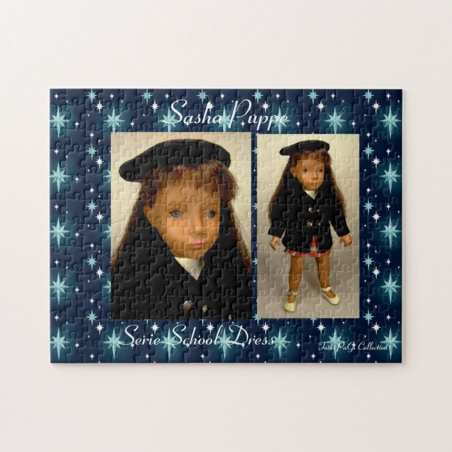 Sasha Doll puzle School Dress (Horizontal)