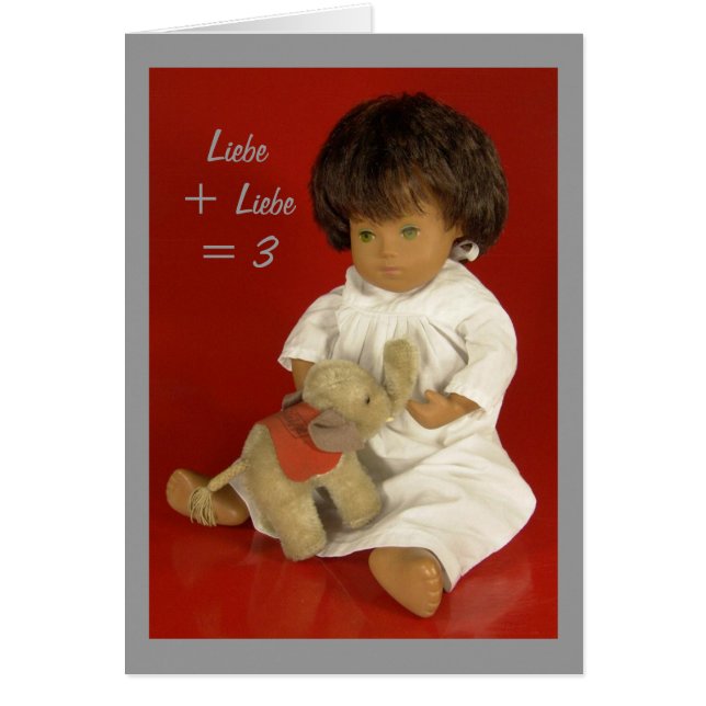 Sasha Geburtsanzeige Karte (Frente)