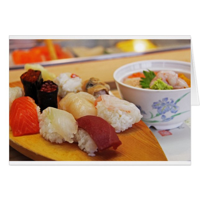 Sashimi auténtico sushi (Anverso (Horizontal))