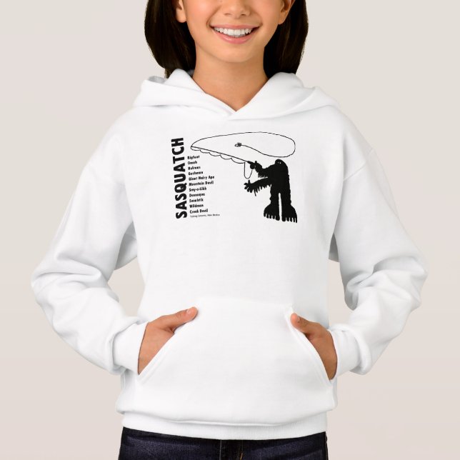 Sasquatch Angler Petroglyph T-Shirt (Anverso)