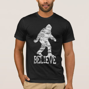 SASQUATCH/BIGFOOT "CREEN" la camiseta (apenada)