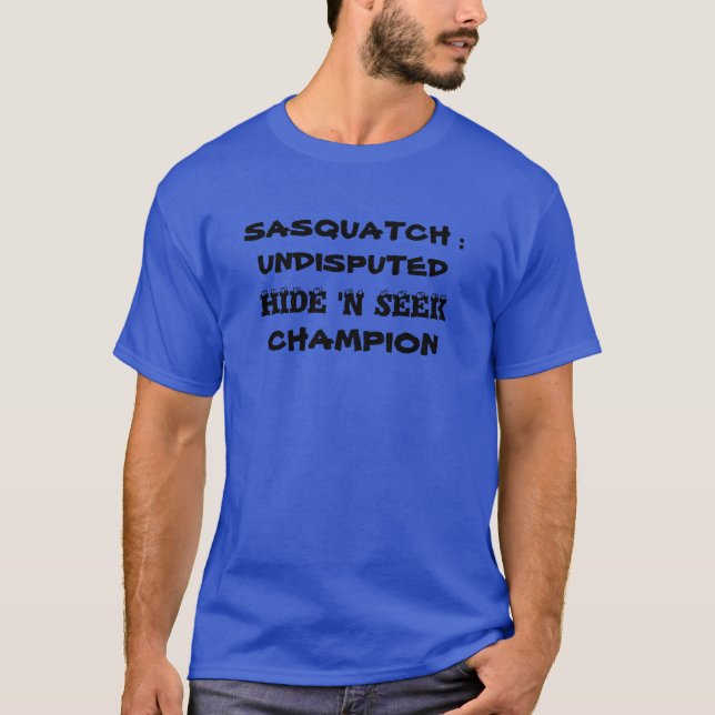 Sasquatch: Ocultar la camiseta del campeón de la b (Anverso)