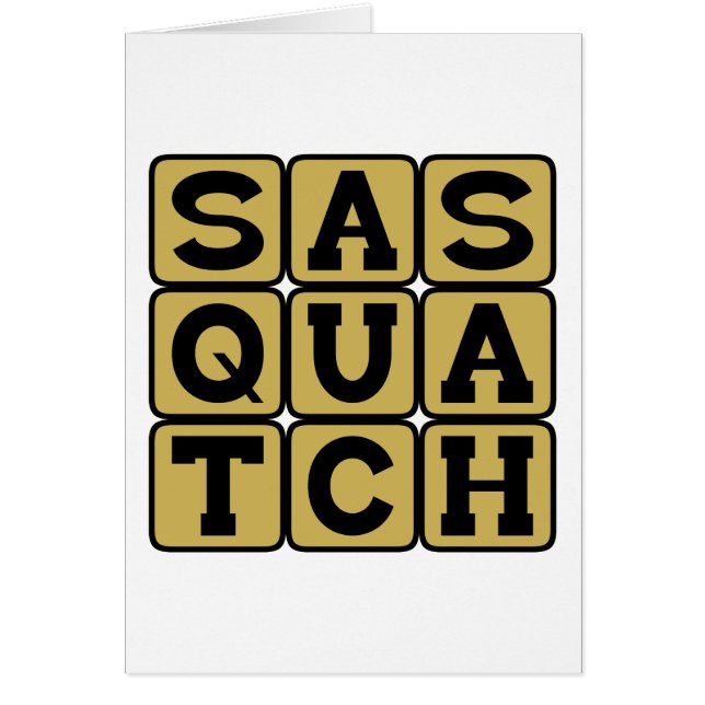 Sasquatch, pie grande (Frente)