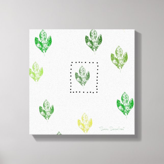 Sassafras tranquilas sobre lienzo (Anverso)