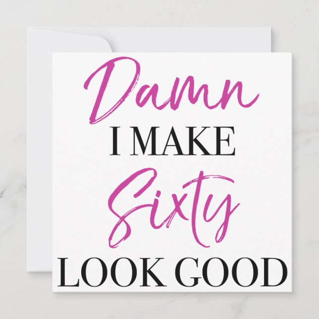 Sassy 60 cumpleaños (Anverso)