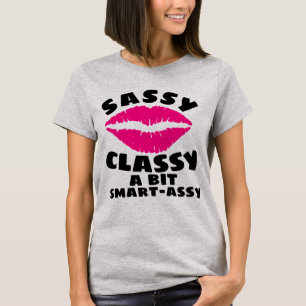 SASSY CLASSY SMART ASSY LADIES Camisetas DE CUMPLE