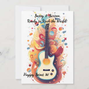¡Sassy & Dieciséis! Tarjeta de cumpleaños Sweet Si