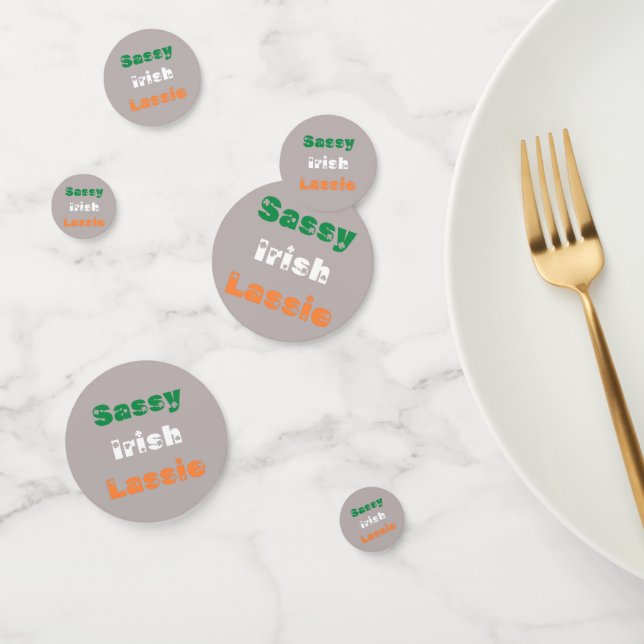 Sassy Irish Lassie Table Confetti (Grupo)