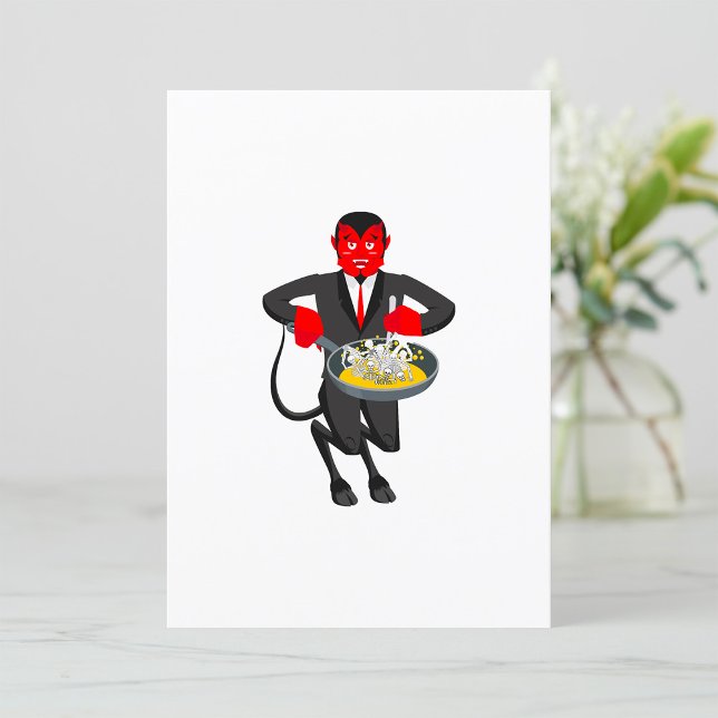 Satan Asa a los Pecadores Invitación Malvada (Subido por el creador)