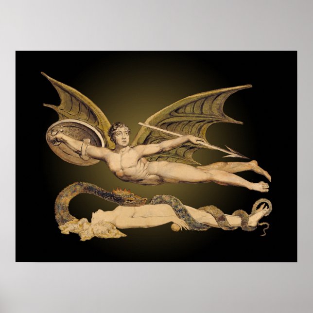 Satan y Eve 24x18 Poster de arte (Frente)