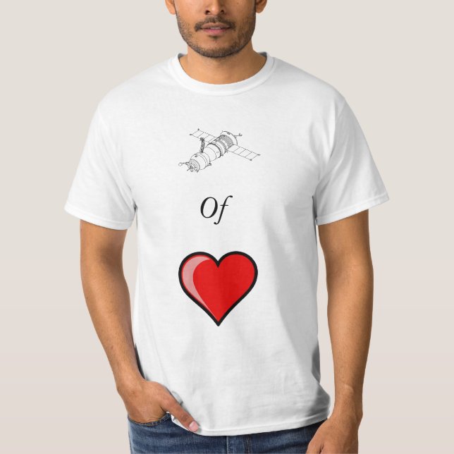 ¡Satélite de la camiseta del amor! (Anverso)