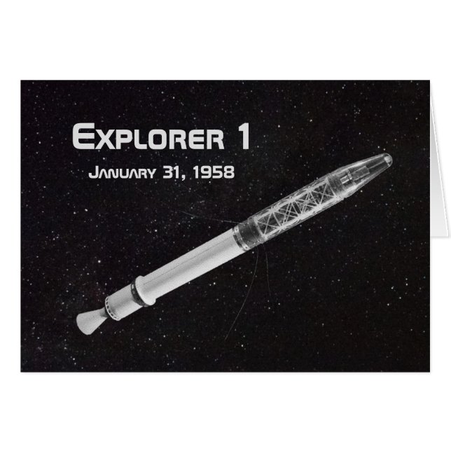 Satélite Explorer 1 (Anverso (Horizontal))