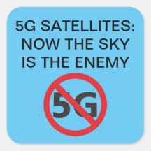 Satélites 5G, el cielo es el Pegatina enemigo de l
