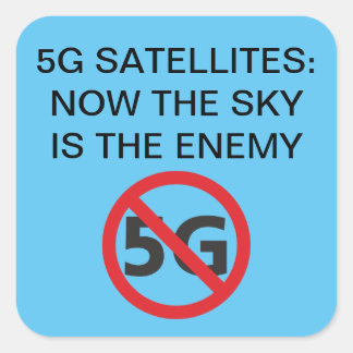 Satélites 5G, el cielo es el Pegatina enemigo de l