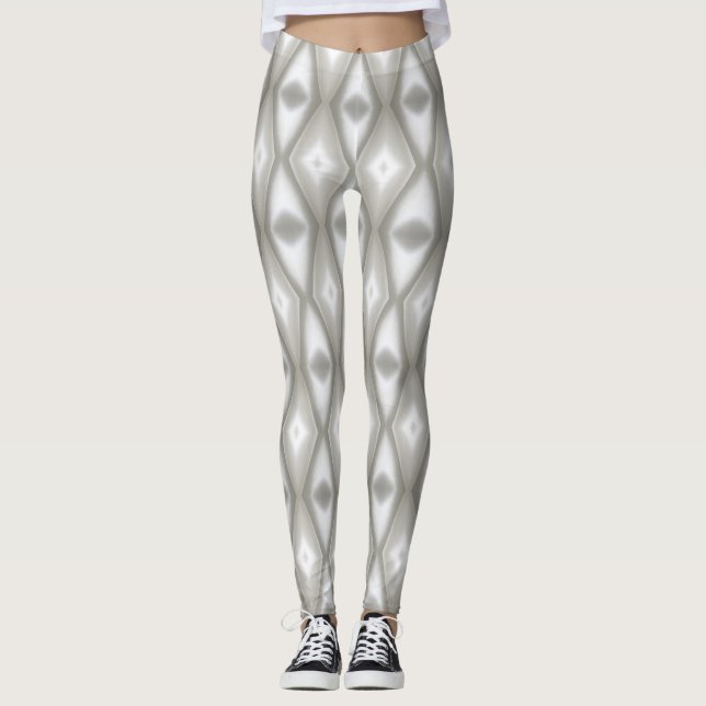 Satin White Leggings (Anverso)