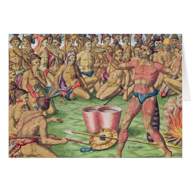 Satoutiona se prepara para la batalla (Anverso (Horizontal))