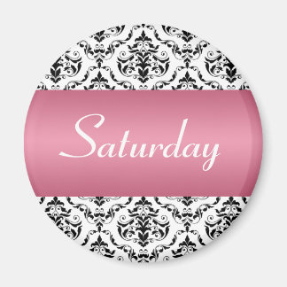 Saturday Pink - Imán Damask