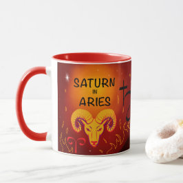 Saturn en taza del aries