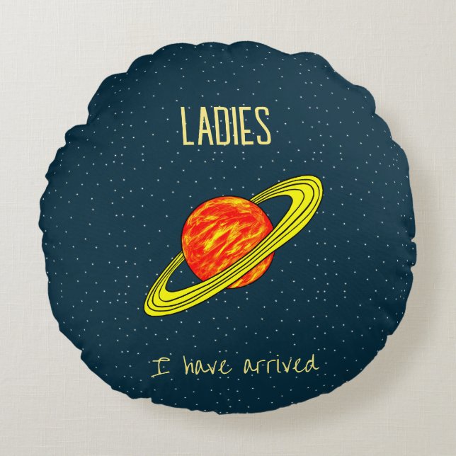 Saturn Planeta Almohada redonda (Anverso)