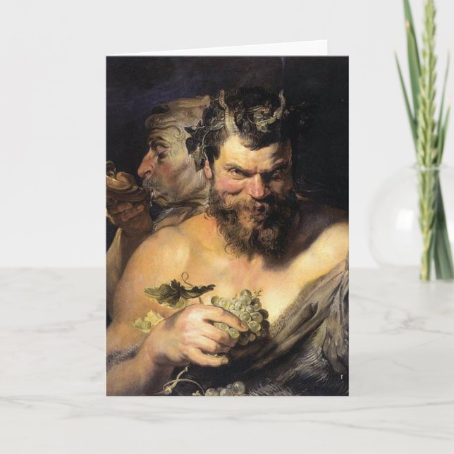 Satyr - Tarjeta de felicitación (Anverso)