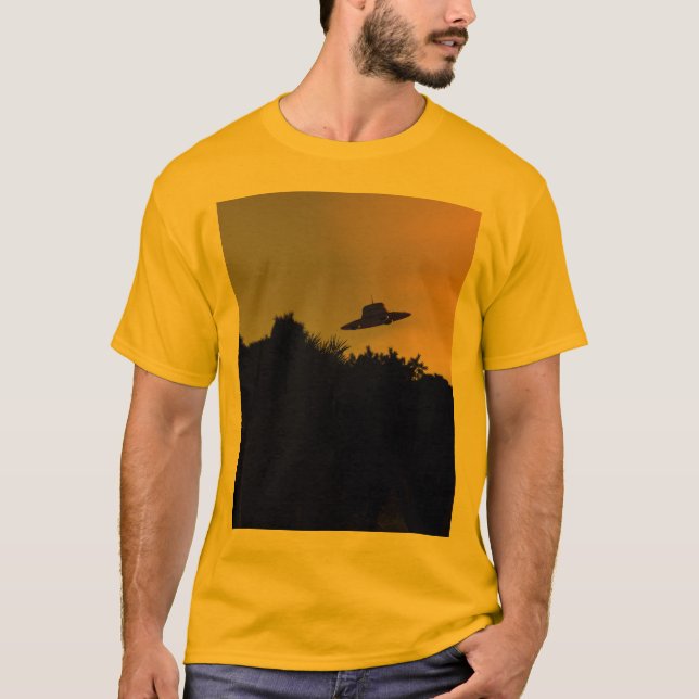 Saucer volador clásico 2 camiseta (Anverso)