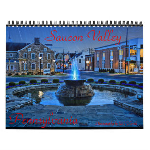 Saucon Valley Pa. Calendario de USA