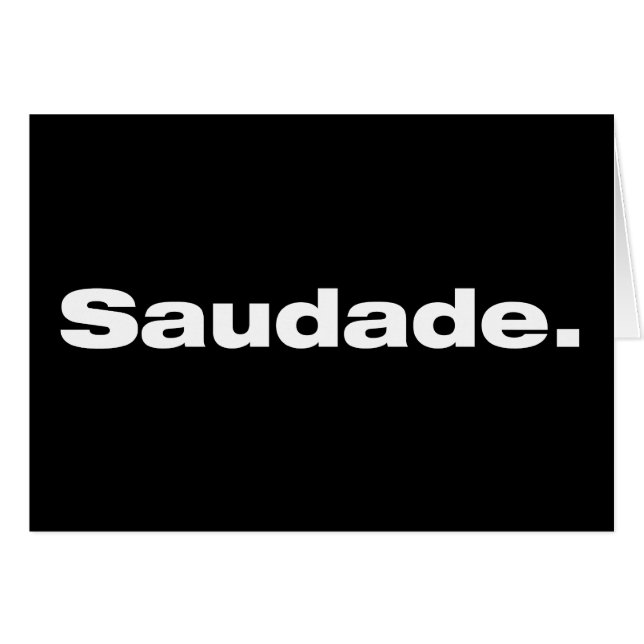 Saudade (Anverso (Horizontal))