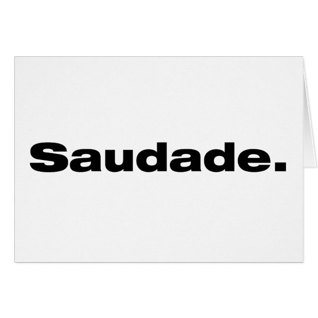 Saudade (Anverso (Horizontal))