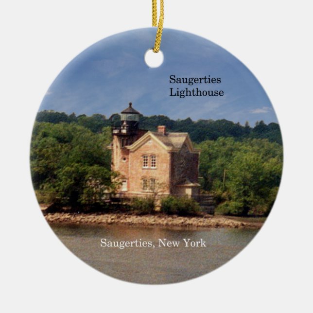 Saugerties Ornamento de faro (Frente)
