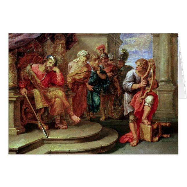 Saul que escucha David que toca la arpa (Anverso (Horizontal))