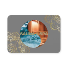 SAUNA & SPA - Tarjeta de visita