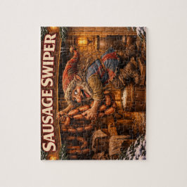 Sausage Swiper Yule Lad puzzle