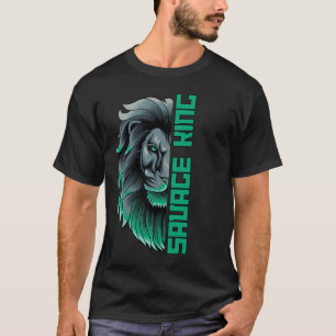 Savage King - Camiseta inspirada en el león audaz