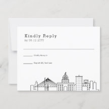 Savannah Boda | RSVP estilizada de líneas aéreas