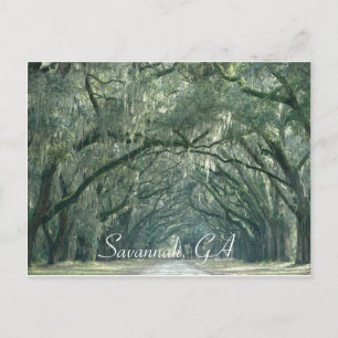 Savannah, tarjeta postal GA