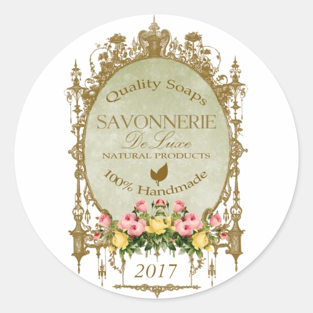 SAVONNERIE ~ Pegatina (Anverso)