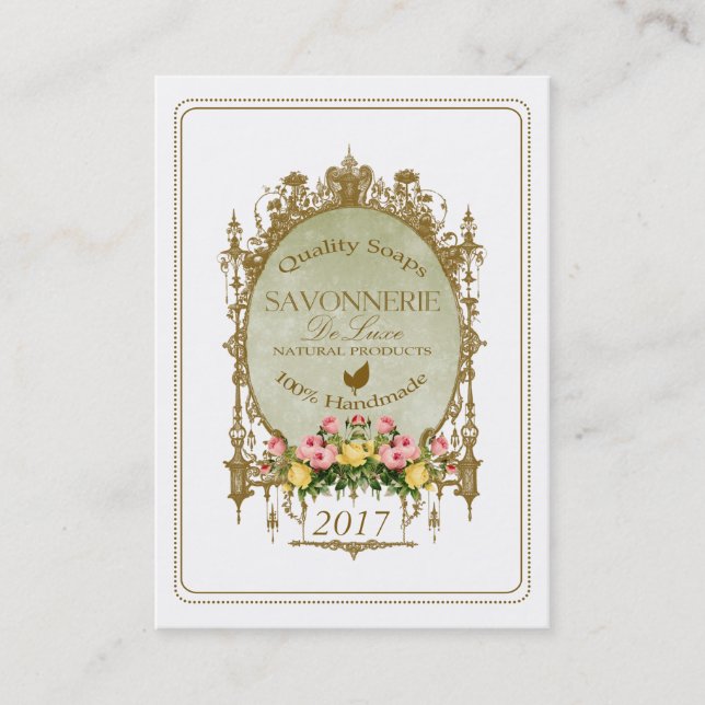 SAVONNERIE ~ Tarjeta de visita (Anverso)