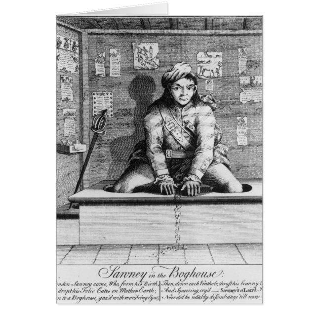 Sawney en el Boghouse, 1745 (Frente)